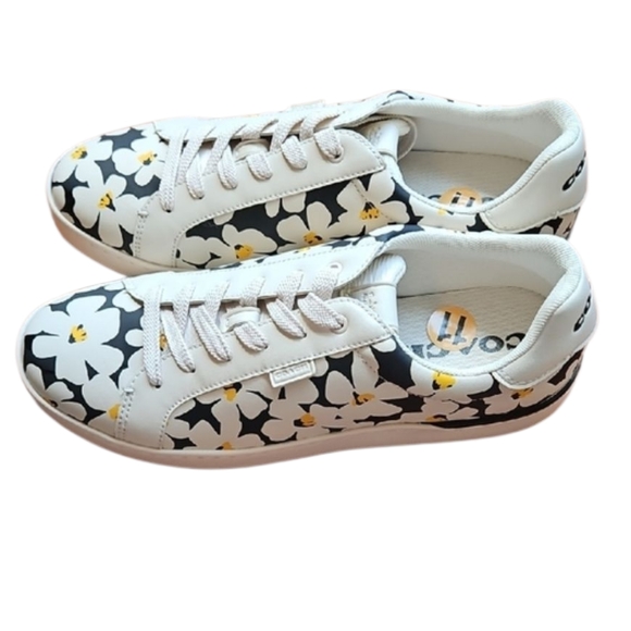 Coach Lowline Daisy Leather Sneakers, Size 11 - Picture 8 of 11